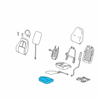 OEM 2008 Saturn Vue Passenger Discriminating Sensor Diagram - 19180425