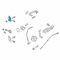 OEM 2019 Ford Ranger Upper Hinge Diagram - AB3Z-2626800-B