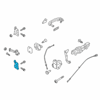 OEM 2019 Ford Ranger Lower Hinge Diagram - AB3Z-2626811-B