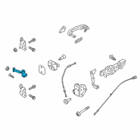 OEM Ford Ranger CHECK ASY - DOOR Diagram - KB3Z-2627204-B