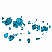 OEM 2016 Cadillac SRX Differential Carrier Assembly Diagram - 23221505