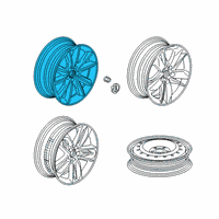 OEM 2019 Acura RDX WHEEL (19X8J) Diagram - 42700-TJB-A01