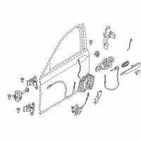 OEM 2018 BMW 530i xDrive Operating Rod, Door Front Left Diagram - 51-21-7-339-465