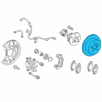 OEM 2013 Scion tC Rotor Diagram - 42431-21020