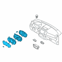 OEM Kia Sorento Cluster Assembly-Instrument Diagram - 94031C6AM0