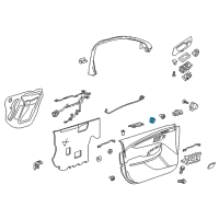 OEM 2014 Chevrolet Impala Lock Switch Diagram - 22899701