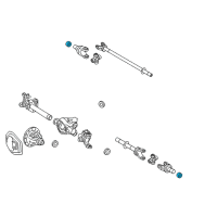 OEM 2011 Ford F-250 Super Duty Outer Seal Diagram - 5C3Z-3254-B