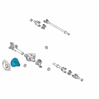 OEM 2015 Ford F-250 Super Duty Differential Assembly Diagram - 5C3Z-4026-D