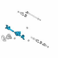 OEM 2014 Ford F-250 Super Duty Axle Diagram - DC3Z-3010-A