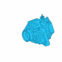 OEM Lexus ES350 Alternator Assembly Diagram - 27060-31112