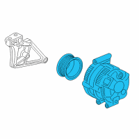 OEM 2013 Honda CR-V Alternator, Reman Diagram - 06311-RX0-505RM