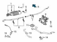 OEM 2022 Lexus NX350h Valve Assembly, Close Ta Diagram - 77070-48010