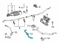 OEM 2022 Toyota Venza Vapor Hose Diagram - 23820-F0150