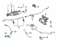 OEM 2022 Toyota Venza Lower Oxygen Sensor Diagram - 89467-42170