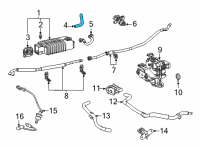 OEM 2019 Toyota RAV4 Canister Hose Diagram - 77249-0R060