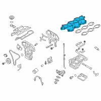 OEM 2021 Nissan GT-R Manifold - Intake Diagram - 14003-JF00B