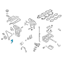 OEM 2011 Nissan GT-R Gasket-Oil Filter To Cylinder Block Diagram - 15239-JF00A