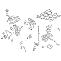 OEM 2016 Nissan GT-R Bolt-Pulley, Crankshaft Diagram - 12309-JF00A