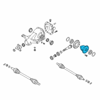 OEM 2010 Hyundai Genesis Case Assembly-Differential Diagram - 53020-3C300