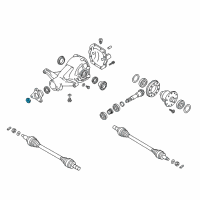 OEM 2012 Hyundai Genesis Coupe Nut-Pinion Lock Diagram - 53062-3C000