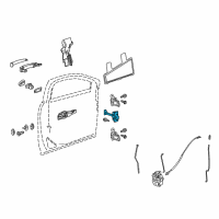 OEM Cadillac Link Asm-Front Side Door Check Diagram - 22792600