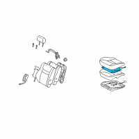 OEM 2003 Toyota Camry Seat Heater Diagram - 87510-06010