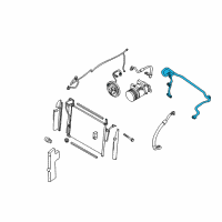 OEM 2004 Nissan Titan Pipe-Front Cooler, Low Diagram - 92450-ZT05B