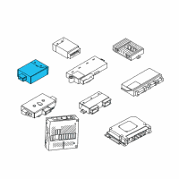 OEM 2006 BMW X3 Control Unit, Adaptive Head Light Diagram - 61-35-6-934-837