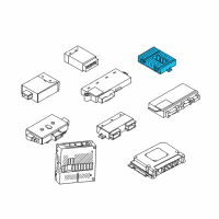 OEM BMW 535i Lighting Control Module Diagram - 61-35-9-203-081