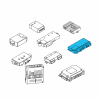 OEM BMW 535i GT Body Modul Diagram - 61-35-9-176-069