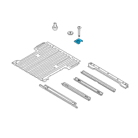 OEM 2022 Ford F-250 Super Duty Mount Bolt Nut Diagram - -W717703-S439