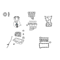 OEM Jeep Sprocket-Crankshaft Diagram - 4884587AB