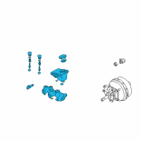 OEM 2005 Pontiac Sunfire Cylinder Asm, Brake Master Diagram - 18042801