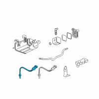 OEM 2008 Buick Enclave Front Oxygen Sensor Diagram - 12594452
