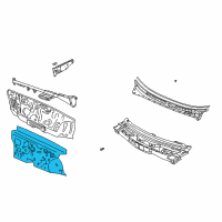 OEM 2004 Hyundai Sonata Pad Assembly-Isolation Dash Panel Diagram - 84120-38001