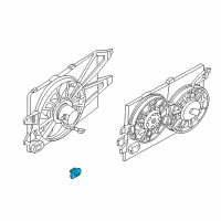 OEM 2000 Mercury Mystique Resistor Diagram - F5RZ-8L603-AC