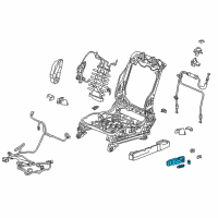 OEM 2016 Honda Accord Msc Switch Unit Assembly Diagram - 81650-T2F-A52ZA