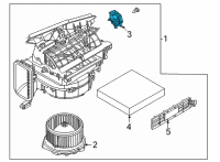 OEM Nissan Rogue ACTUATOR-Air Intake Box Diagram - 27730-6RF0A