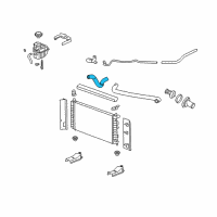 OEM 2009 Pontiac G6 Lower Hose Diagram - 15891668