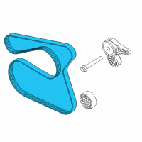 OEM Ford Escape Serpentine Belt Diagram - BM5Z-8620-B