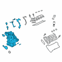 OEM 2016 Ford F-150 Front Cover Diagram - FL3Z-6019-B