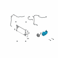 OEM 2011 Nissan Cube Compressor Wo Cl Diagram - 92610-CJ60C