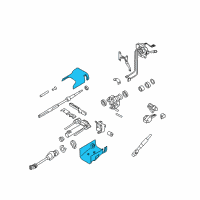 OEM 2006 Chevrolet Colorado Shroud, Steering Column Diagram - 10376748