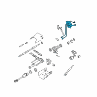 OEM 2009 Chevrolet Colorado Switch, Turn Signal & Headlamp Dimmer Diagram - 15906127