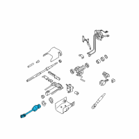 OEM 2007 Hummer H3 Steering Gear Coupling Shaft Assembly Diagram - 19256702