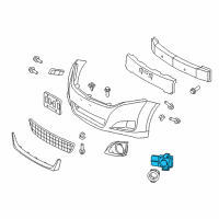 OEM 2015 Toyota Venza Reverse Sensor Diagram - 89341-33210-C0