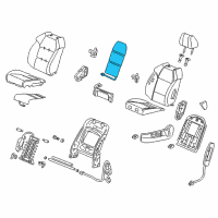 OEM 2012 Acura MDX Heater Complete, Left Front Back Diagram - 81524-STX-L01