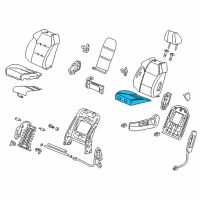 OEM Acura Pad, Left Front Seat Cushion Diagram - 81537-STX-A01
