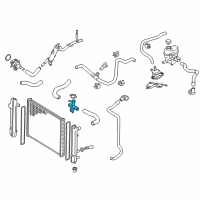 OEM 2016 Toyota Prius C Filler Assembly Diagram - 16502-21090