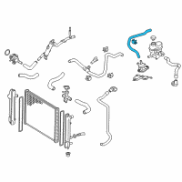 OEM 2017 Toyota Prius C Reservoir Hose Diagram - G922E-52010